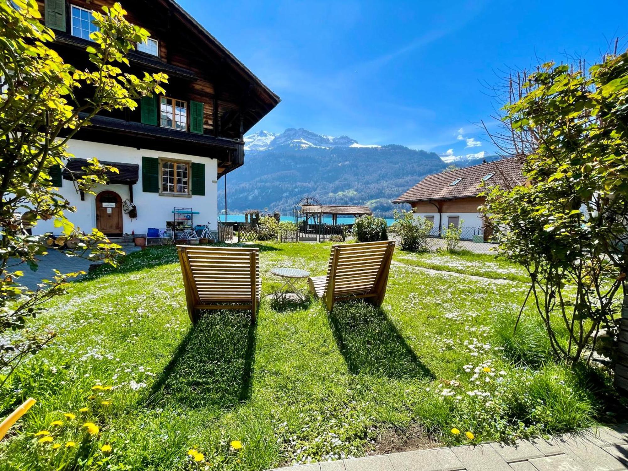 Romantic Lake & Mountain Apartment Pure Swissness Brienz  Extérieur photo