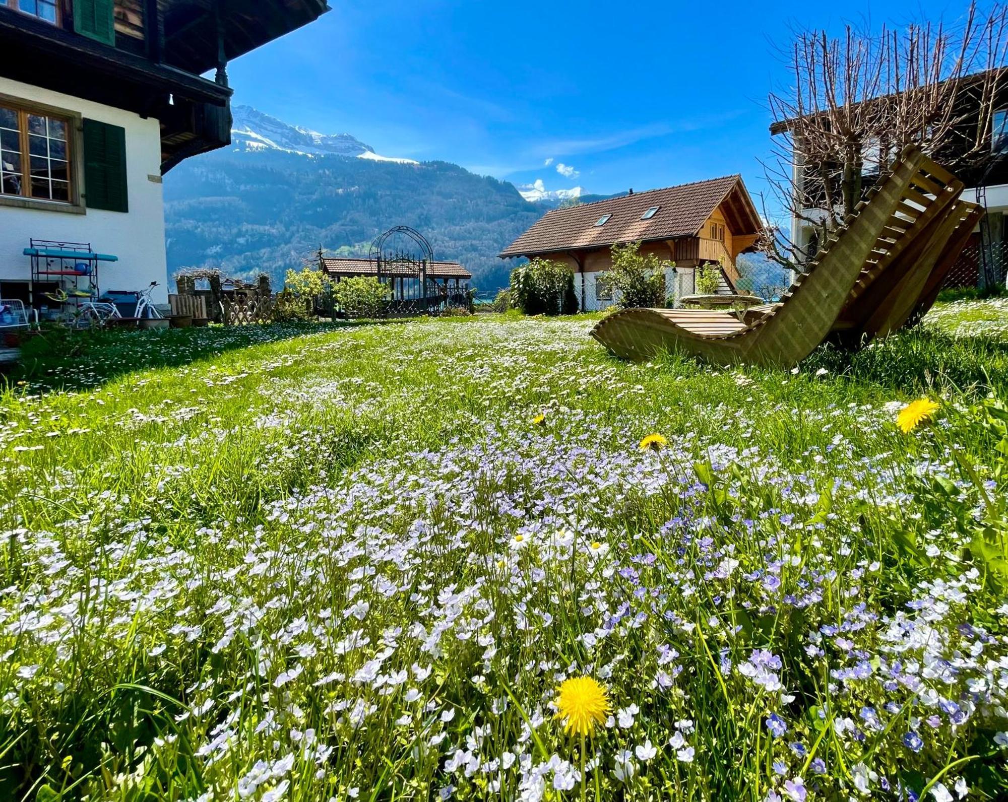 Romantic Lake & Mountain Apartment Pure Swissness Brienz  Extérieur photo